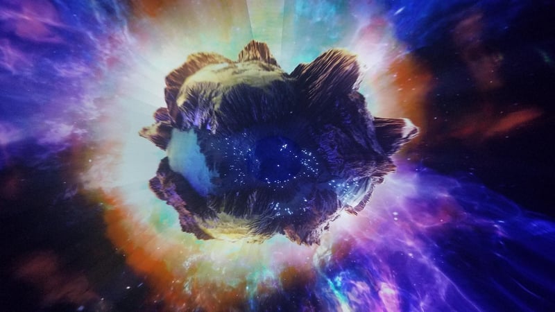 Comet in Space